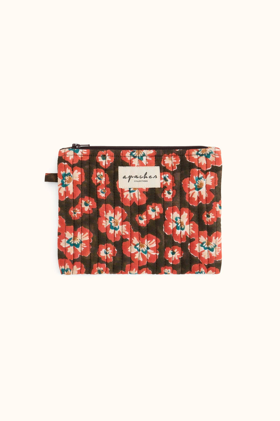 Petite pochette fleurie matelassée Mana - Carmen Chili