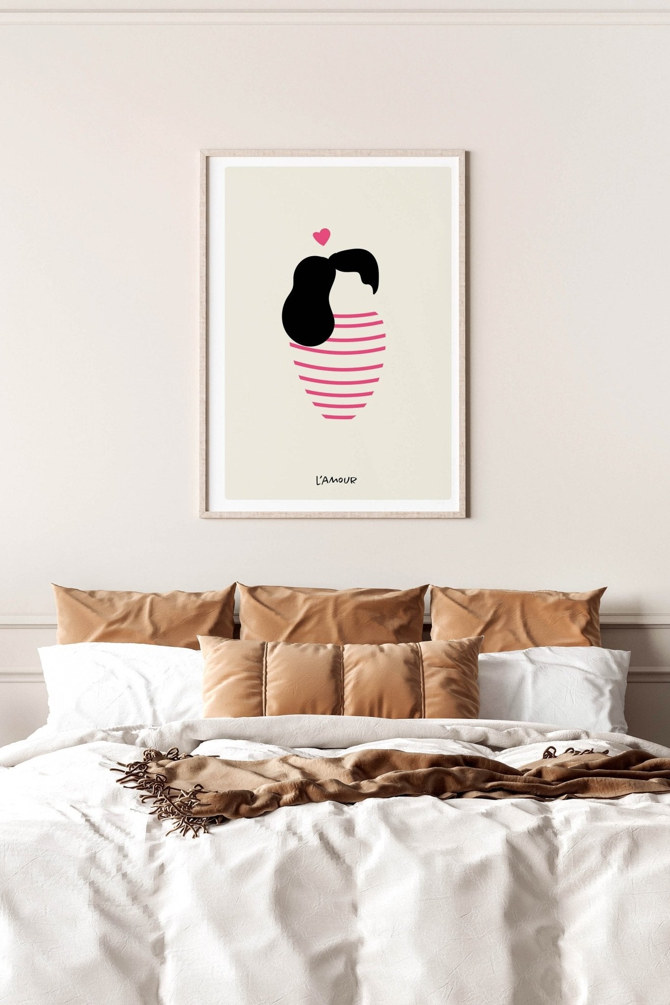 AFFICHE AMOUR A3 – MESSAGE DOUX & ILLUSTRATION ÉPURÉE piplet paper - Lili Margaret