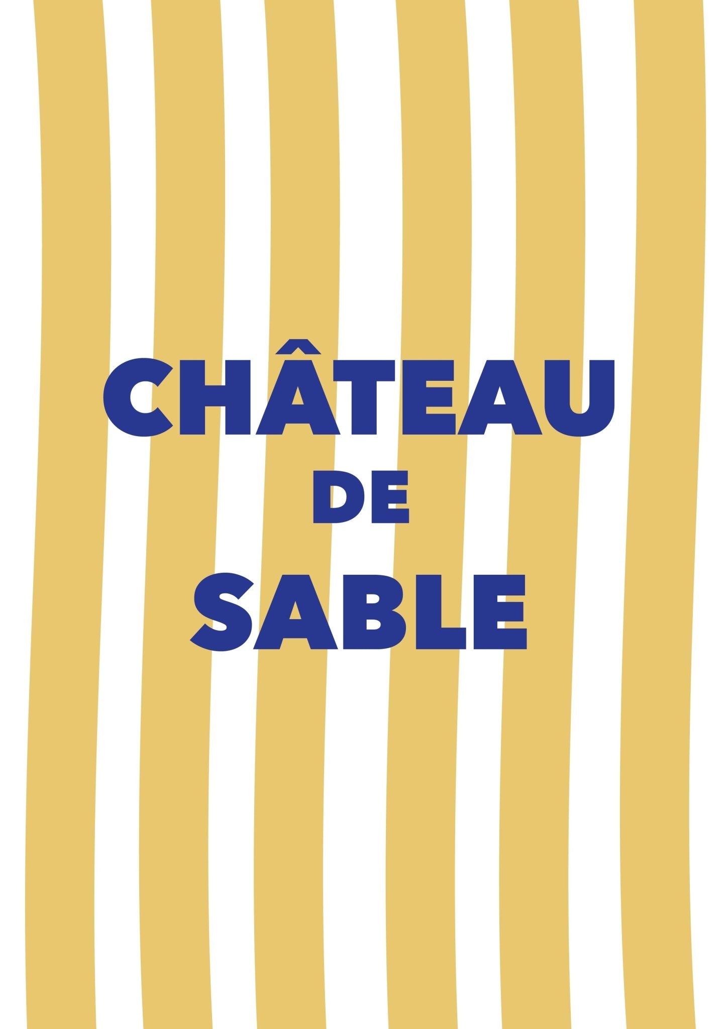 AFFICHE CHÂTEAU DE SABLE – ENFANCE & SOUVENIRS D’ÉTÉ piplet paper - Lili Margaret