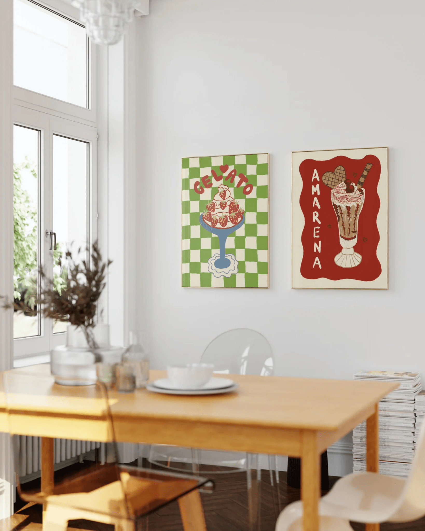 AFFICHE CUISINE TENDANCE GLACE – COULEURS & DÉCO GOURMANDE - Lili Margaret