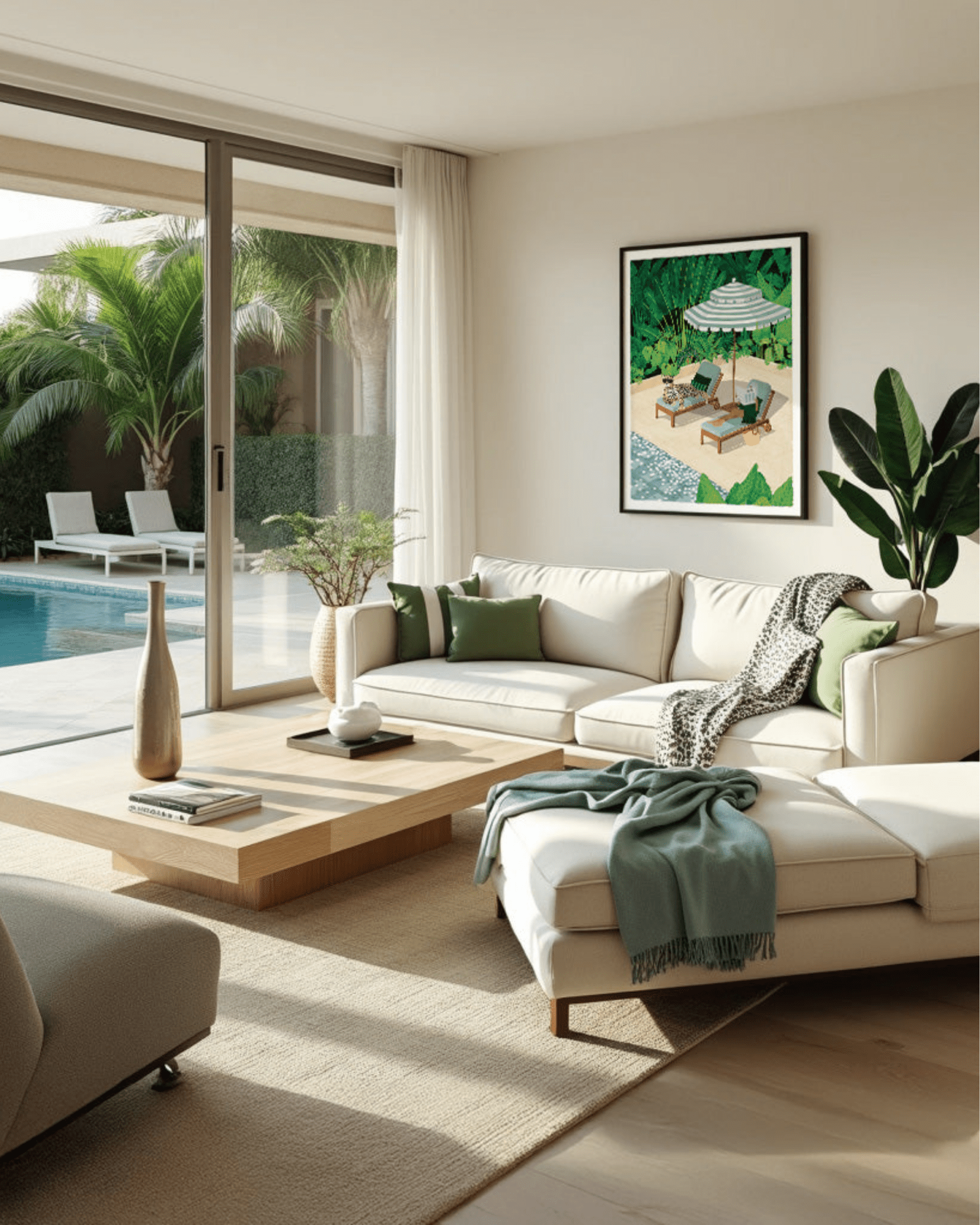Affiche déco tendance - Summer pool all the ways to say - Lili Margaret