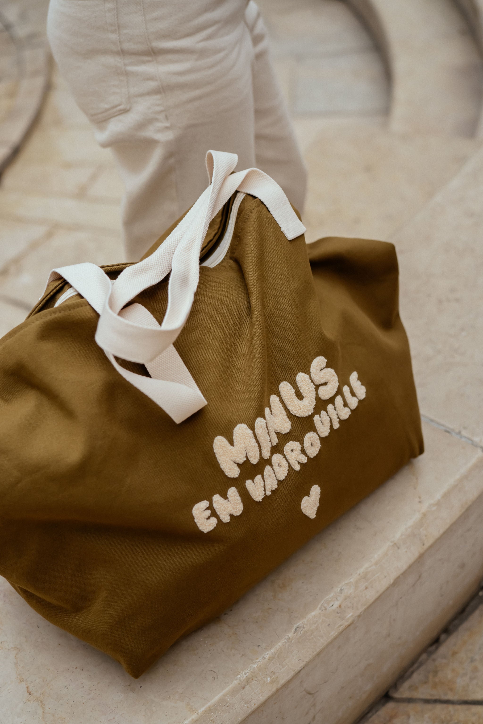 Grand sac cabas Minus en vadrouille en coton - Zakuw