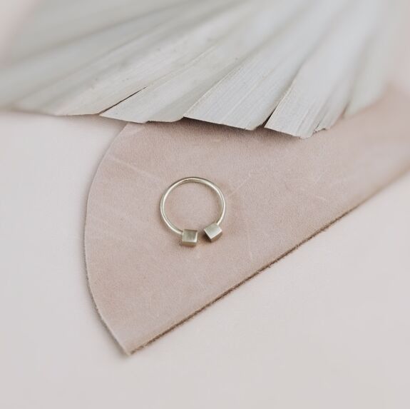 BAGUE LAITON "CAMILLE" - Brasscake - Lili Margaret