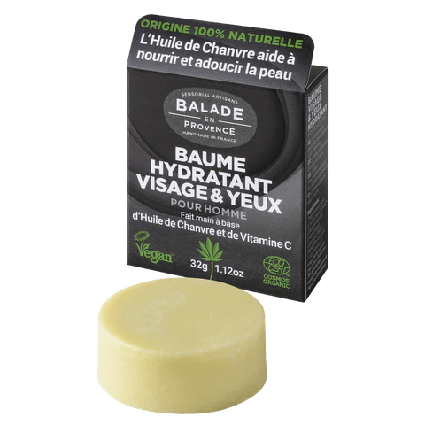 BAUME HYDRATANT SOLIDE VISAGE & YEUX POUR HOMME - Balade en Provence - Lili Margaret