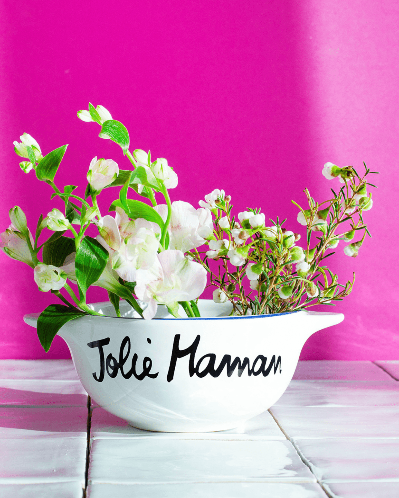 Bol breton Jolie Maman - Pied de Poule - Lili Margaret