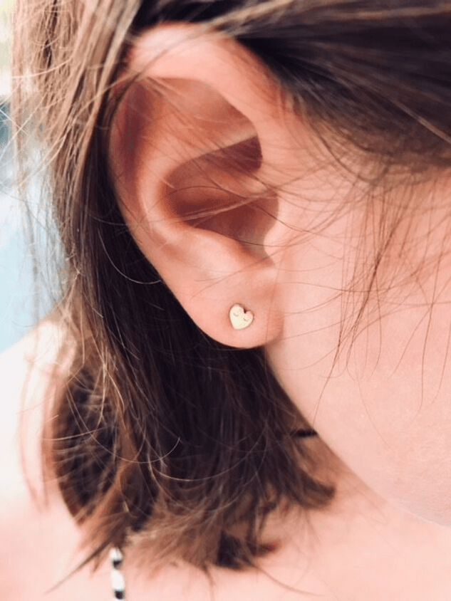 Boucles d’oreilles enfant cœurs - adorabili paris