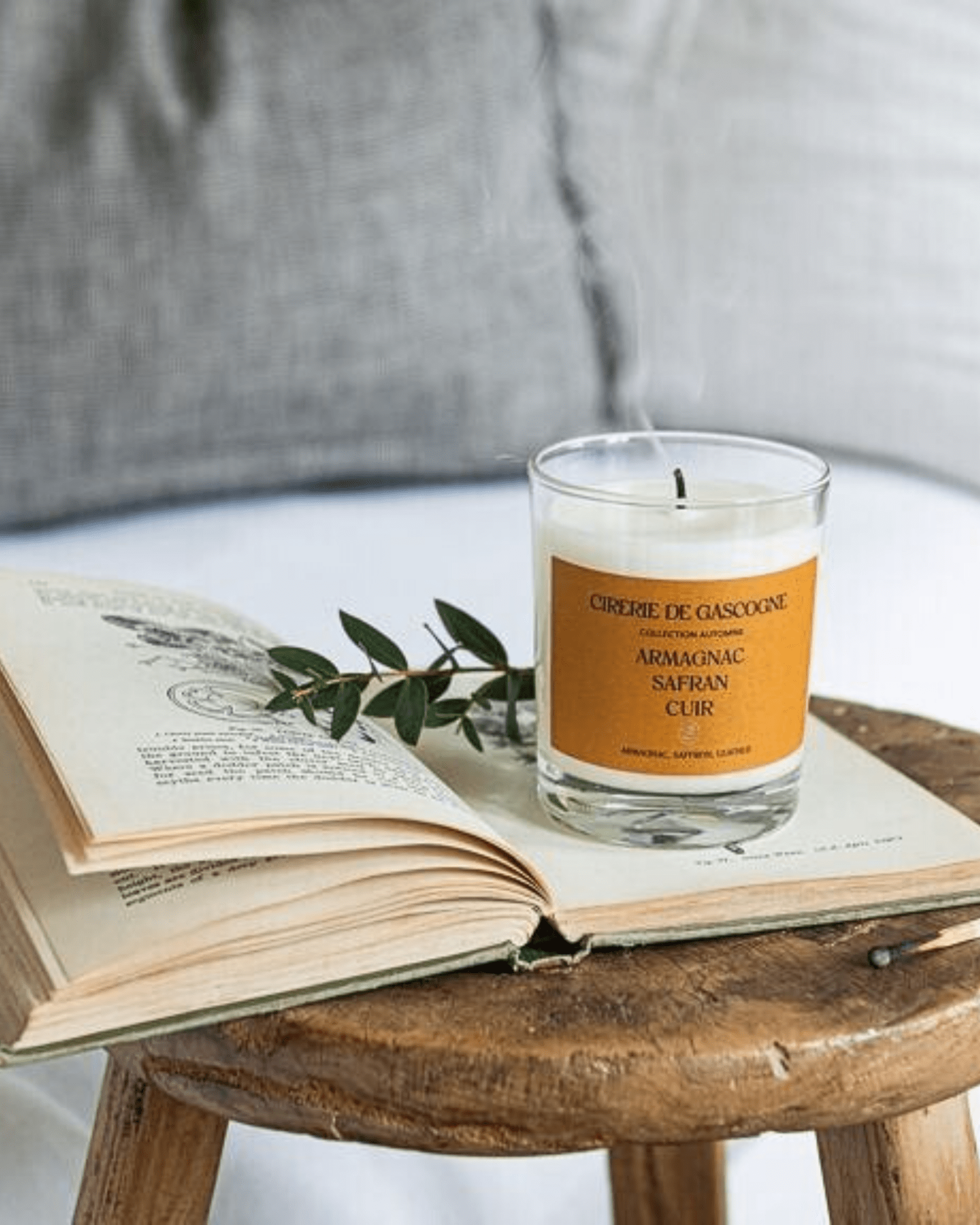 Bougie parfumée naturelle Armagnac Safran Cuir - Cirererie de Gascogne - Lili Margaret