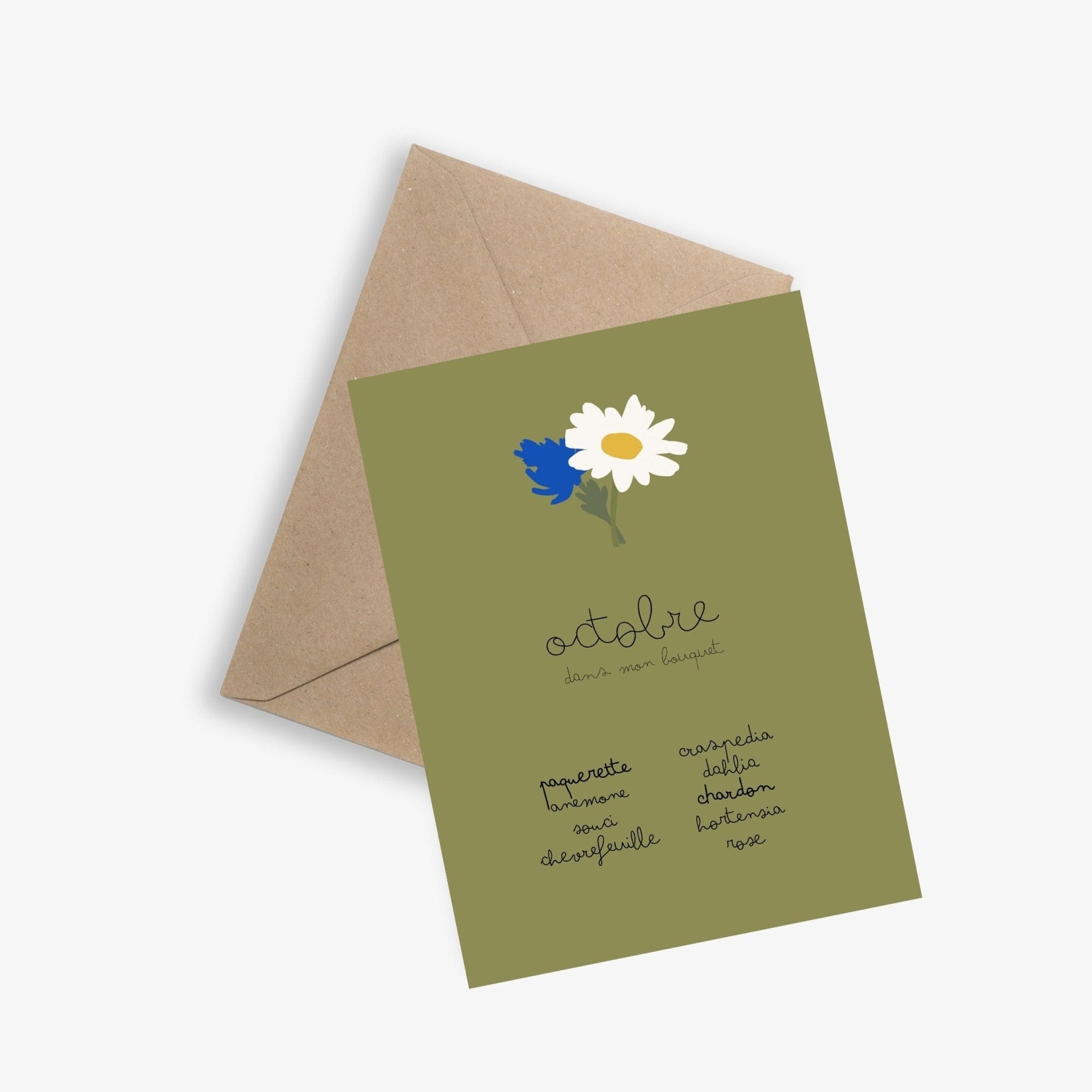 CALENDRIER DE FLORAISON – 12 MOIS EN FLEURS le papier graphique - Lili Margaret