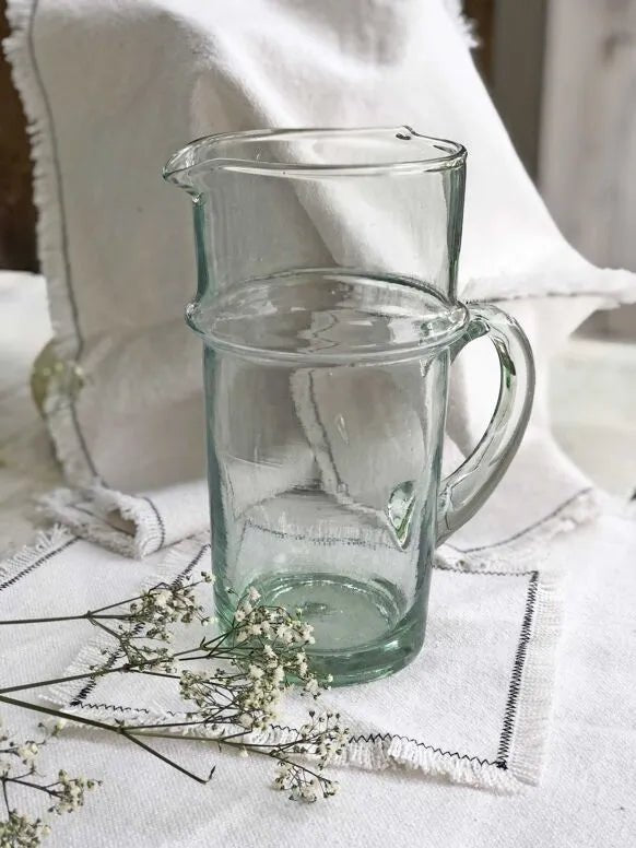 Carafe en verre recyclé