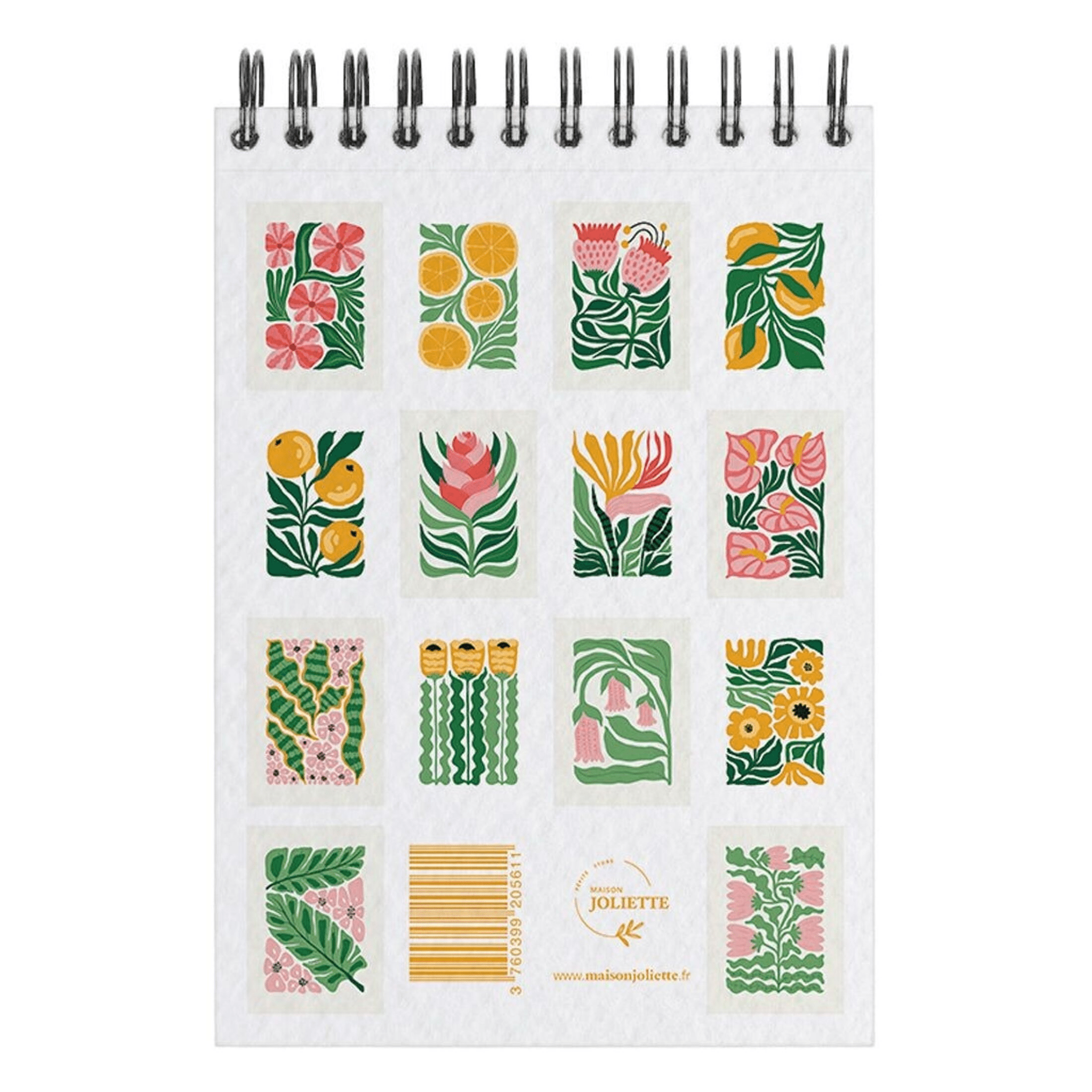 Carnet de coloriage A6 Tropical et Fleurs exotiques - Maison Joliette - Lili Margaret