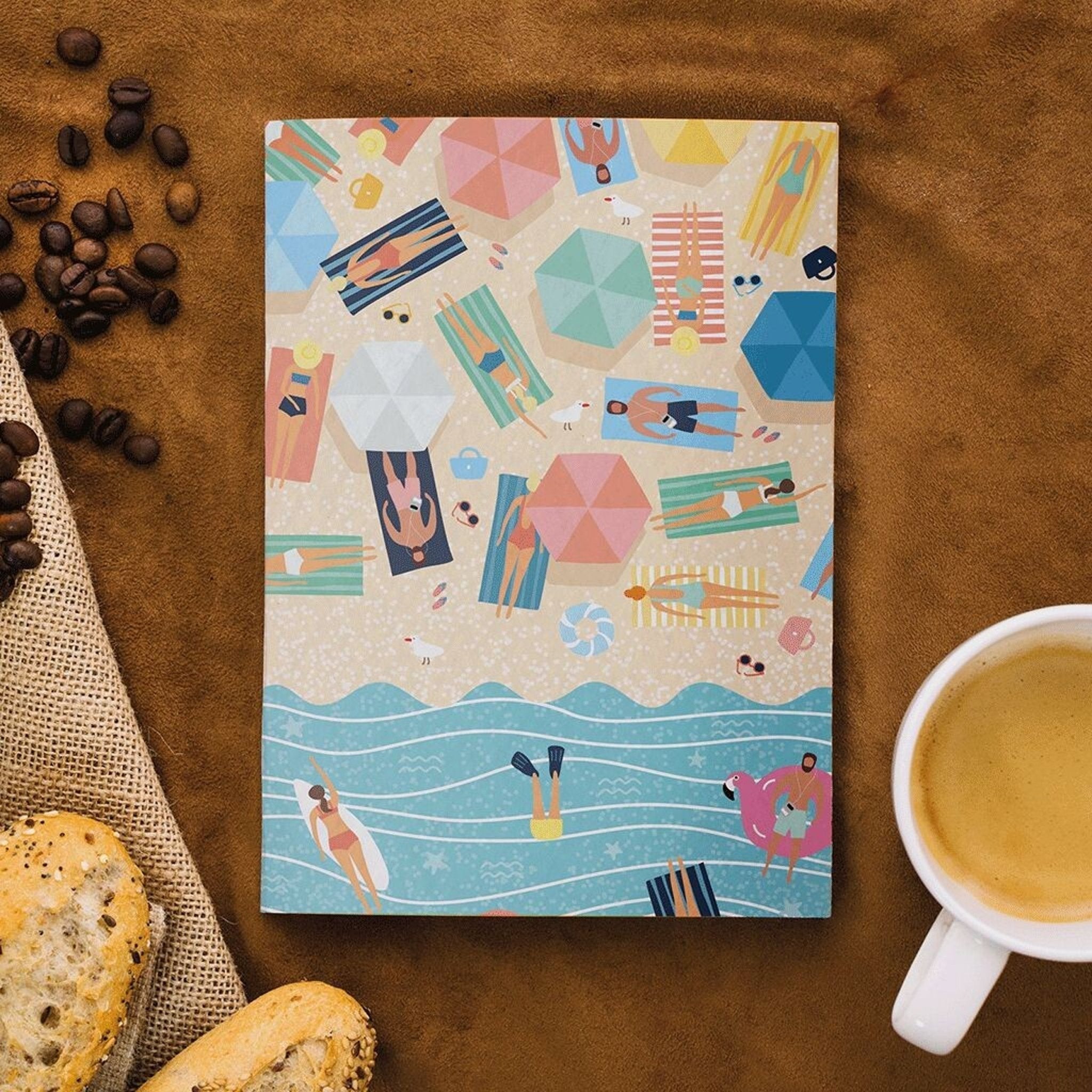 CARNET DE NOTES A5 CHILL PLOUF – ILLUSTRATION ÉTÉ maison joliette - Lili Margaret