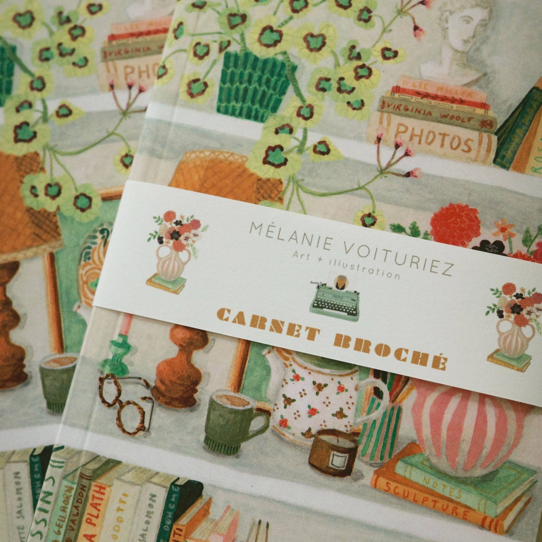 Carnet de notes A6 Good Vibes & Flowers