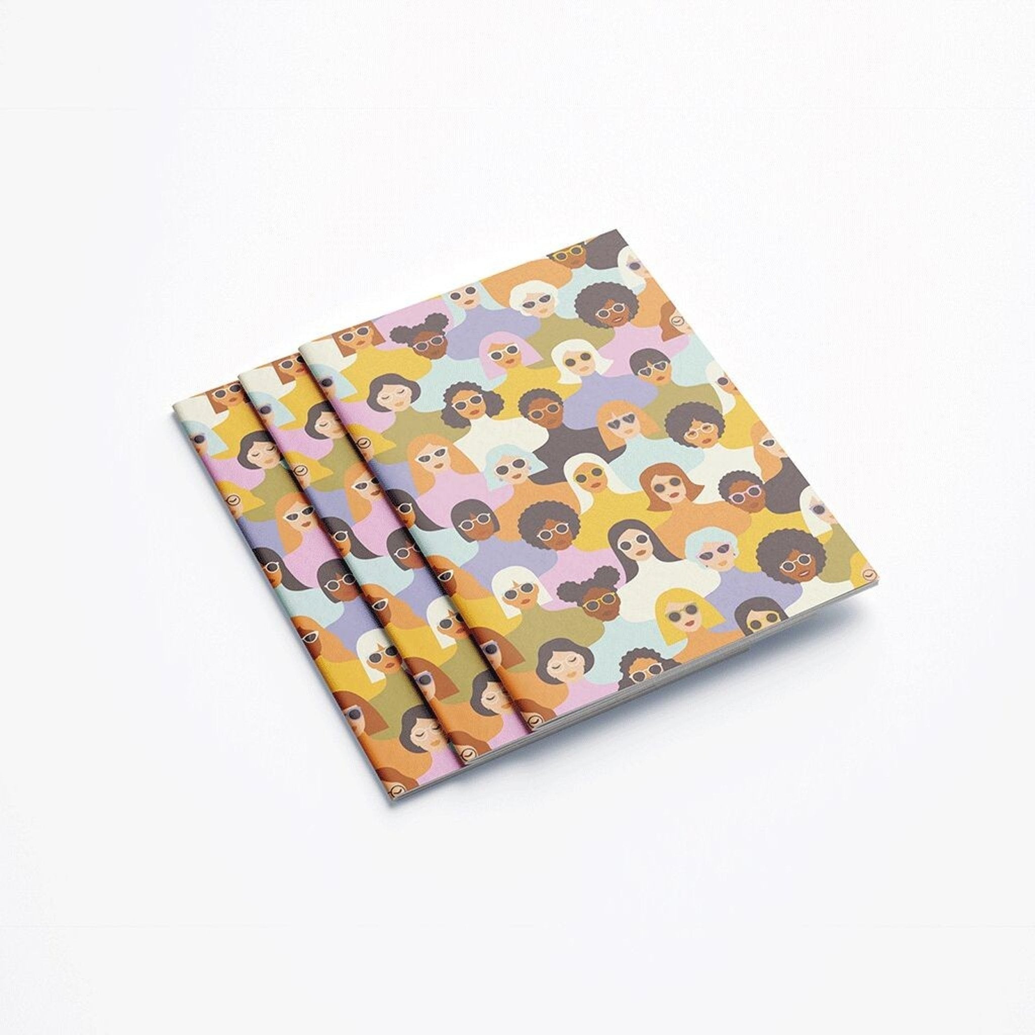 CARNET DE NOTES A6 MULTITUDE – ILLUSTRATION COLORÉE maison joliette - Lili Margaret