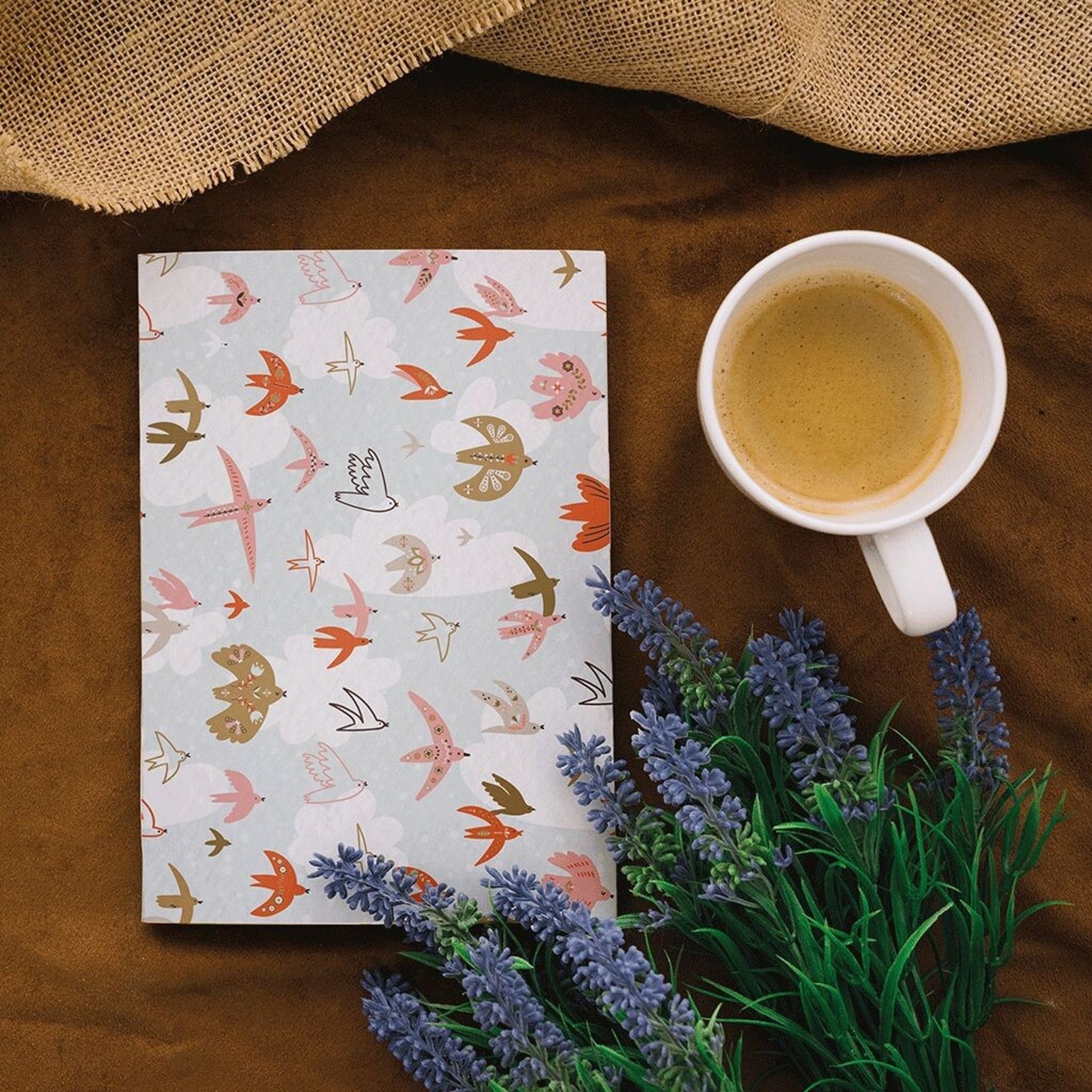 CARNET DE NOTES A6 – OISEAUX LIBRES COMME L’AIR maison joliette - Lili Margaret