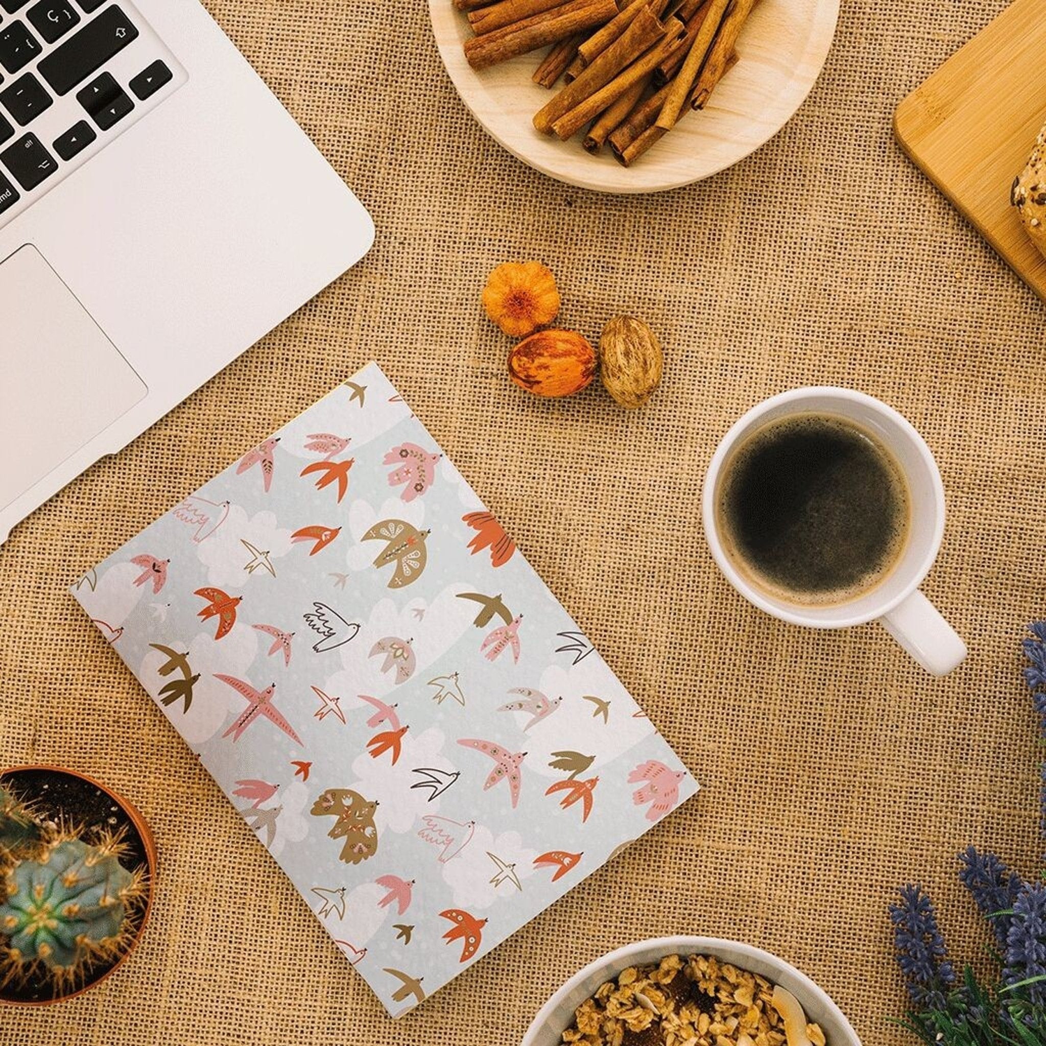 CARNET DE NOTES A6 – OISEAUX LIBRES COMME L’AIR maison joliette - Lili Margaret