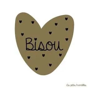 CARTE & ENVELOPPE "BISOU" - Les petites hirondelles - Lili Margaret