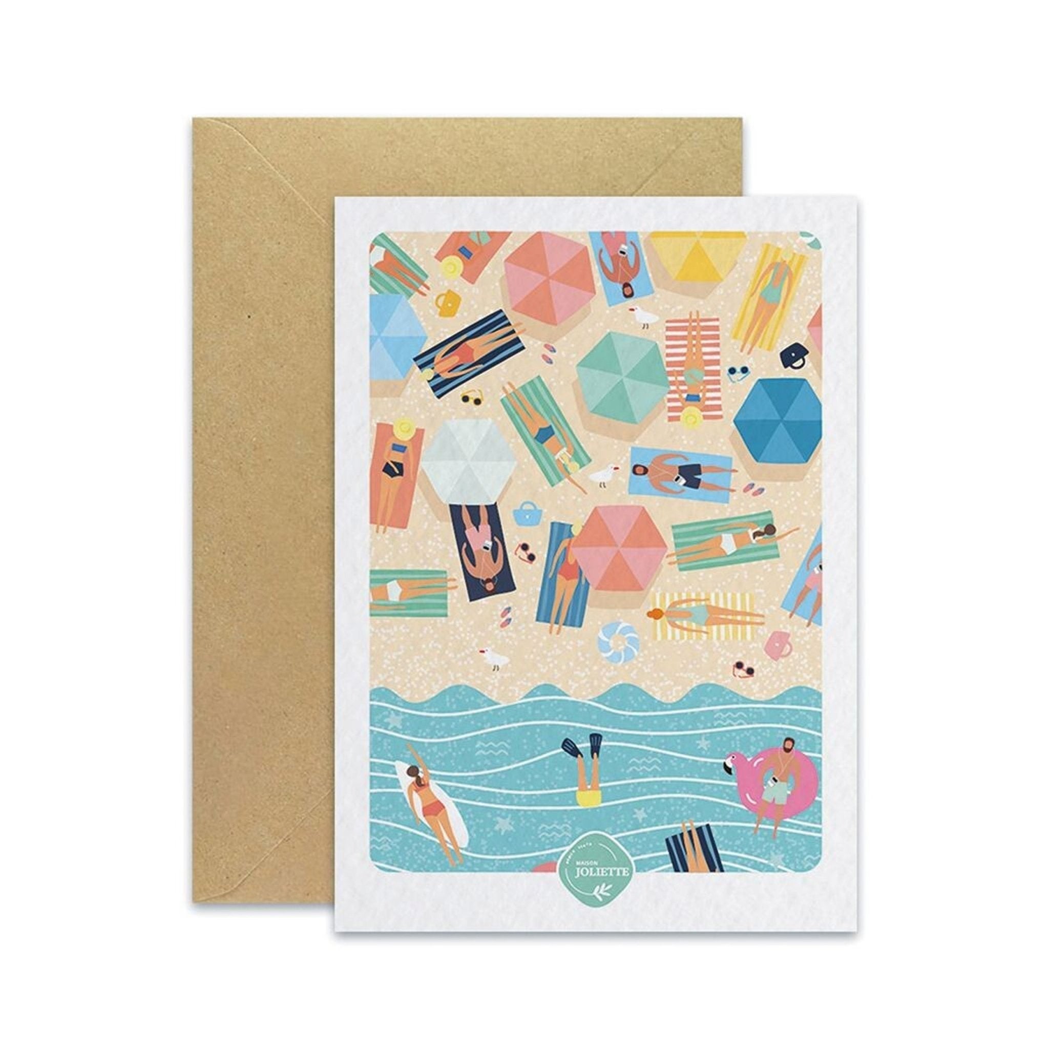 CARTE POSTALE CHILL PLOUF – DÉTENTE & ÉTÉ maison joliette - Lili Margaret