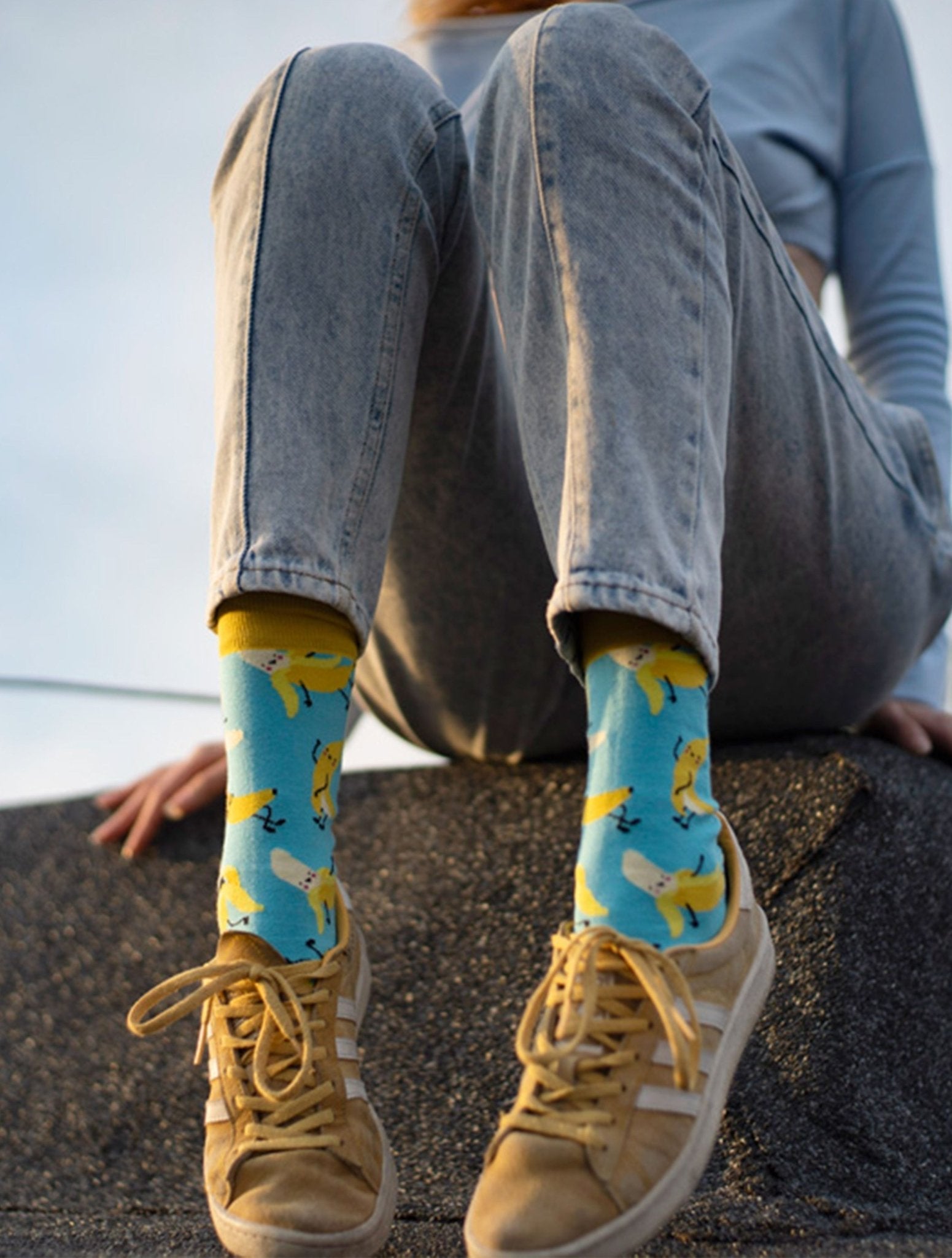 CHAUSSETTES FANTAISIE HOMME MOTIF BANANE - Sélectionnées par Lili - Lili Margaret