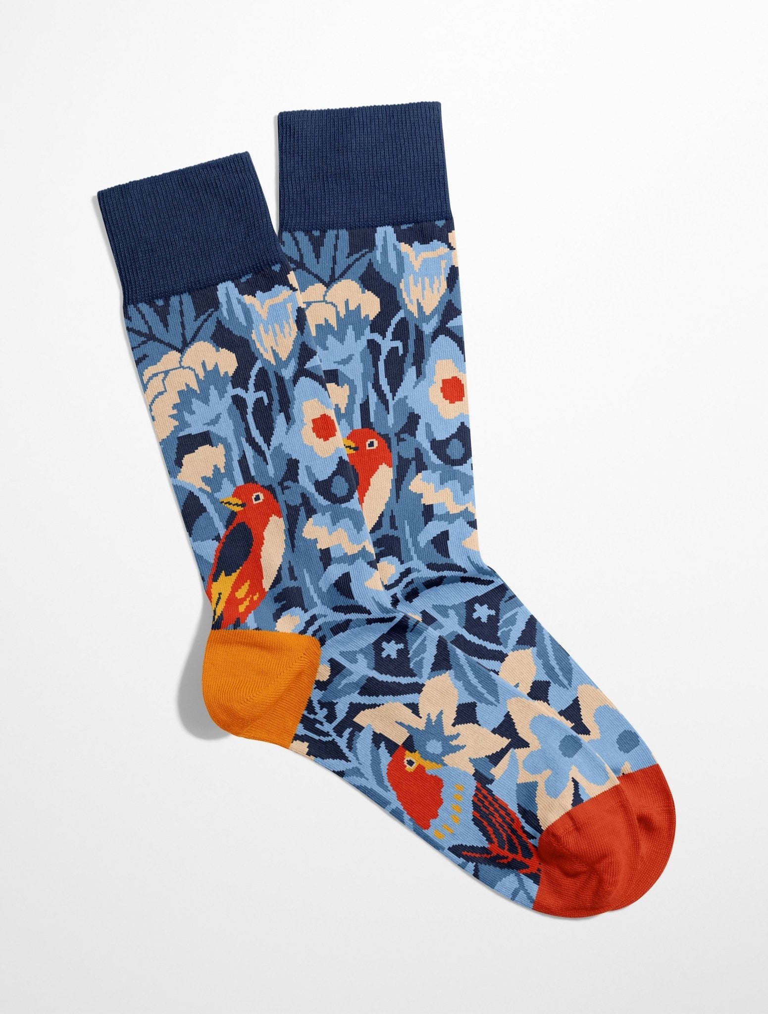 CHAUSSETTES FANTAISIE HOMME MOTIF OISEAUX - Sélectionnées par Lili - Lili Margaret