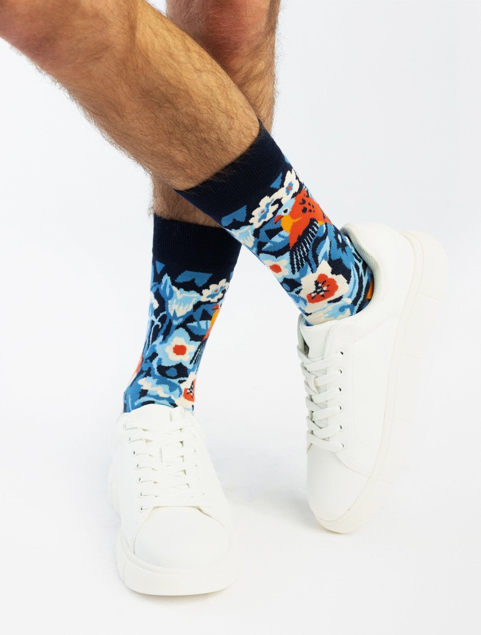 CHAUSSETTES FANTAISIE HOMME MOTIF OISEAUX - Sélectionnées par Lili - Lili Margaret