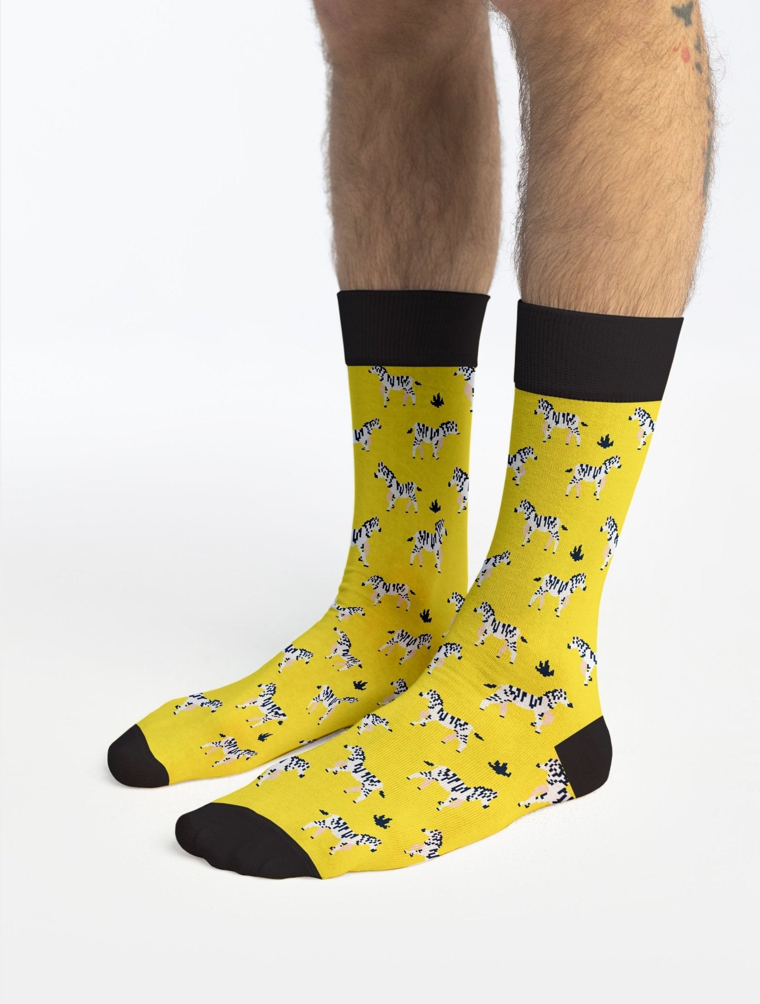 CHAUSSETTES FANTAISIE HOMME MOTIF ZÈBRES - Sélectionnées par Lili - Lili Margaret