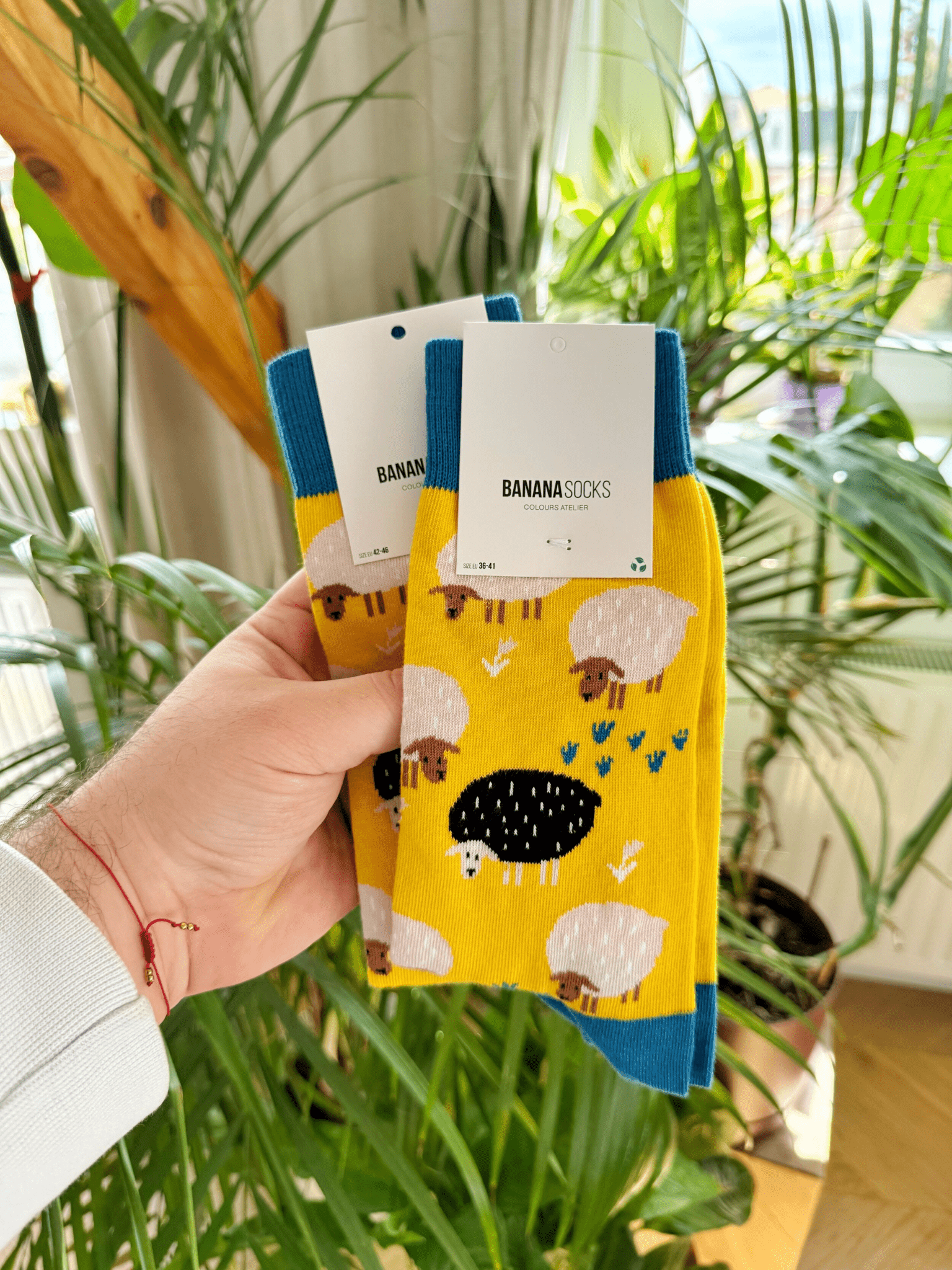 Chaussettes fantaisie homme “Mouton Noir” - Originales et confortables - Lili Margaret