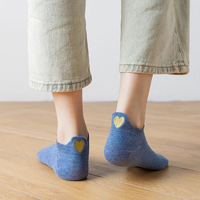 COFFRET CADEAU CHAUSSETTES FEMME COEUR DORÉ - Tites Chaussettes - Lili Margaret