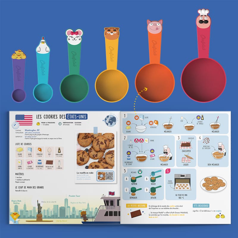 Coffret cuisine enfant - recettes du monde chefclub kids