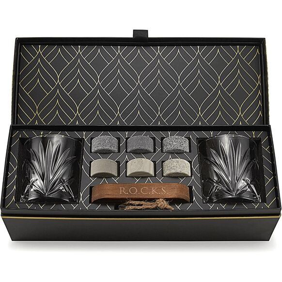 COFFRET DÉGUSTATION WHISKY "PALM" - ROCKS Whiskey Chilling Stones - Lili Margaret