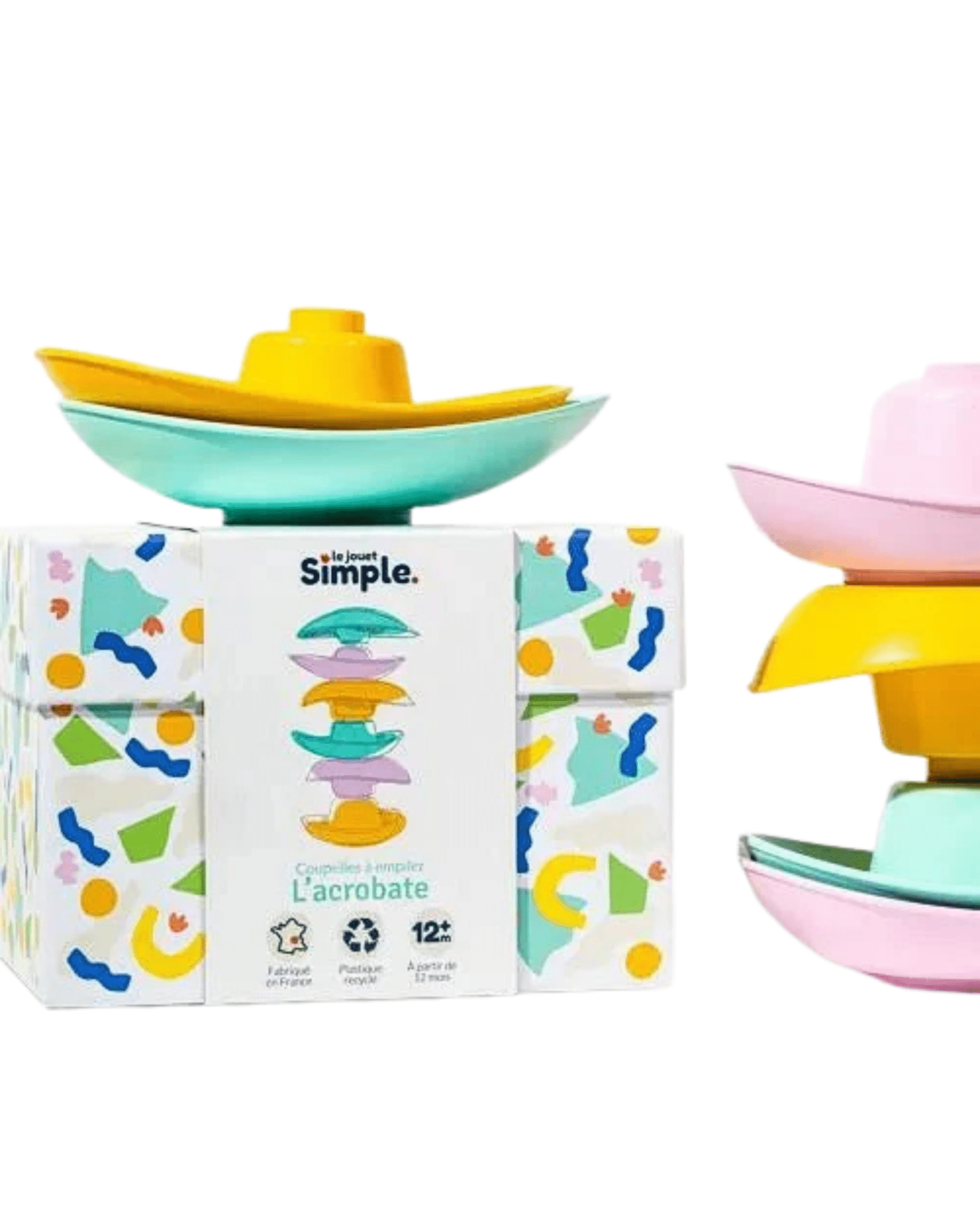 COFFRET JOUETS À EMPILER POUR BÉBÉ L&