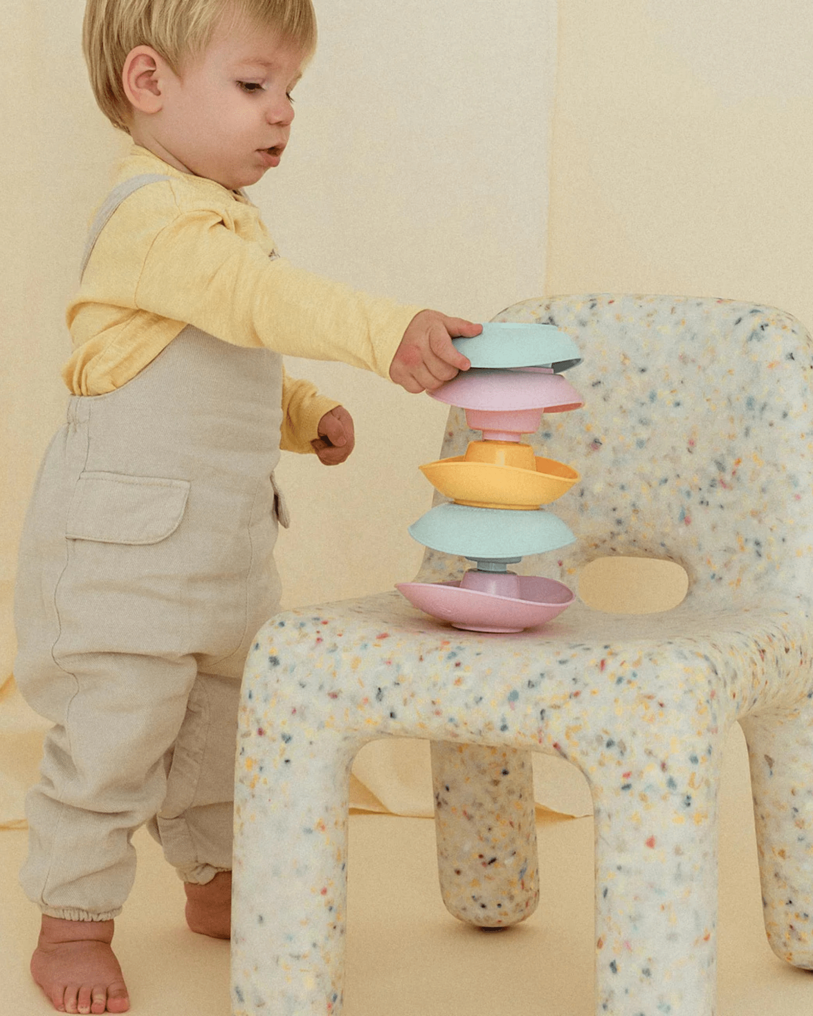 COFFRET JOUETS À EMPILER POUR BÉBÉ L&