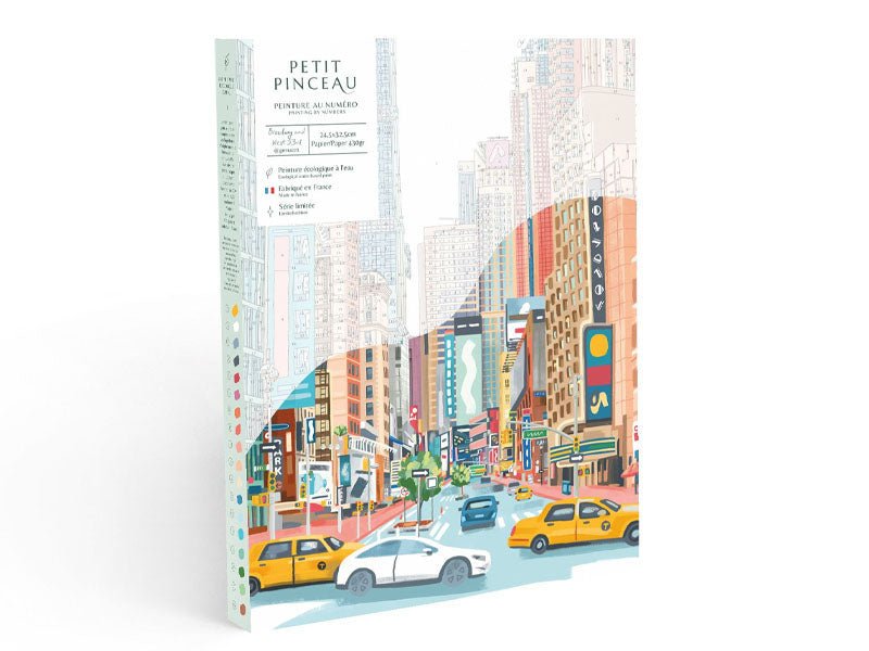 Coffret peinture au numéro - Petit Pinceau - Broadway and West 53RD par Grace Helmer - Lili Margaret