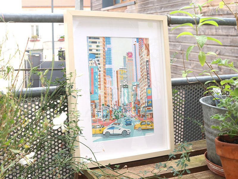 Coffret peinture au numéro - Petit Pinceau - Broadway and West 53RD par Grace Helmer - Lili Margaret