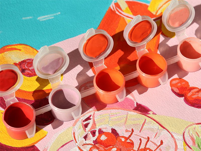 Coffret peinture au numéro - Petit Pinceau - Summer Dreams par Sun Lee - Lili Margaret