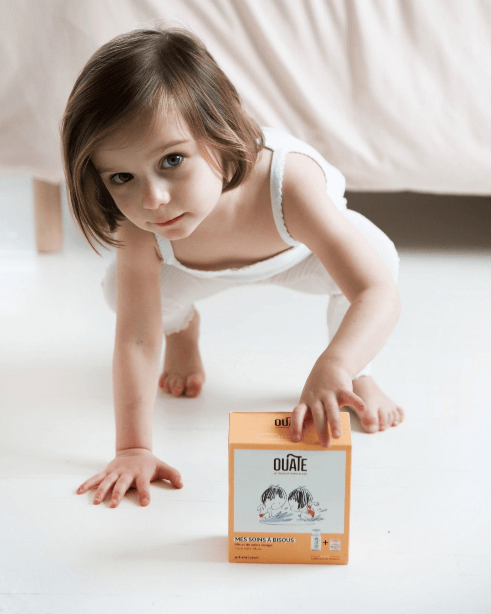 COFFRET SOIN VISAGE BIO ENFANT 4 - 6 ans "MES SOINS À BISOUS" - Ouate Paris - Lili Margaret