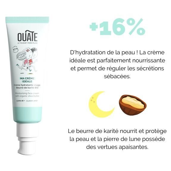 Coffret soin visage bio enfant 9 - 11 ans "mes soins idéaux" - ouate paris
