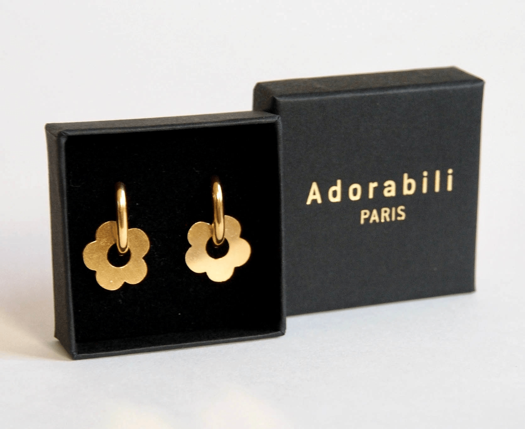 CRÉOLES ENFANT FLOWER LAITON - Adorabili Paris - Lili Margaret
