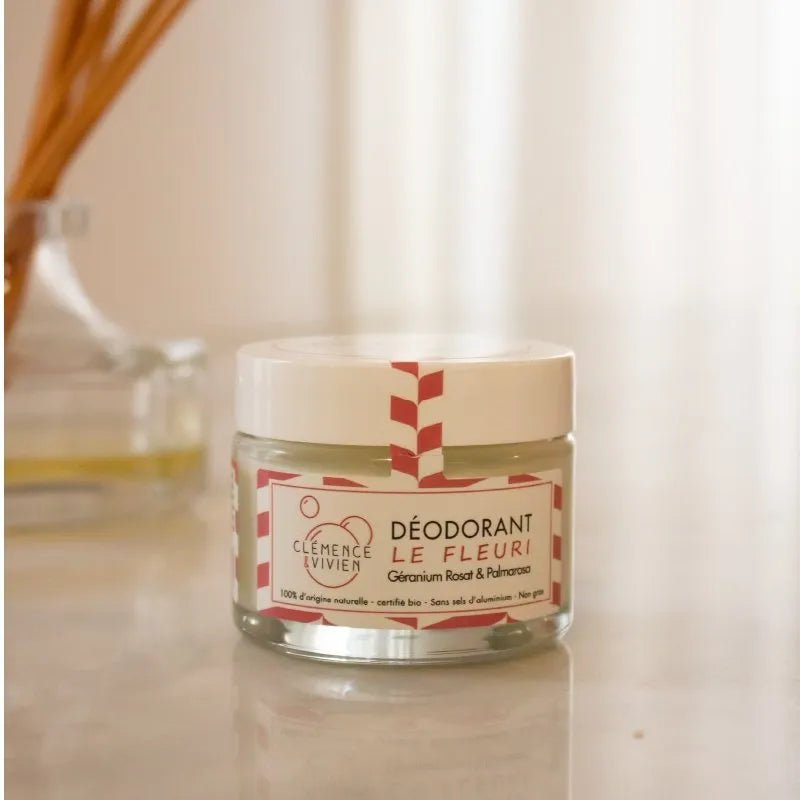 DÉODORANT NATUREL GÉRANIUM & PALMAROSA - Clémence & Vivien - Lili Margaret