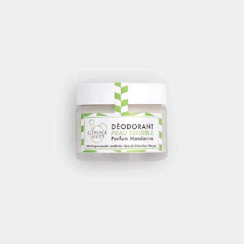 DÉODORANT NATUREL PEAU SENSIBLE MANDARINE - Clémence & Vivien - Lili Margaret
