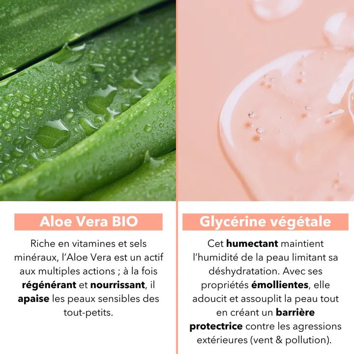 Eau nettoyante bébé bio - monjour