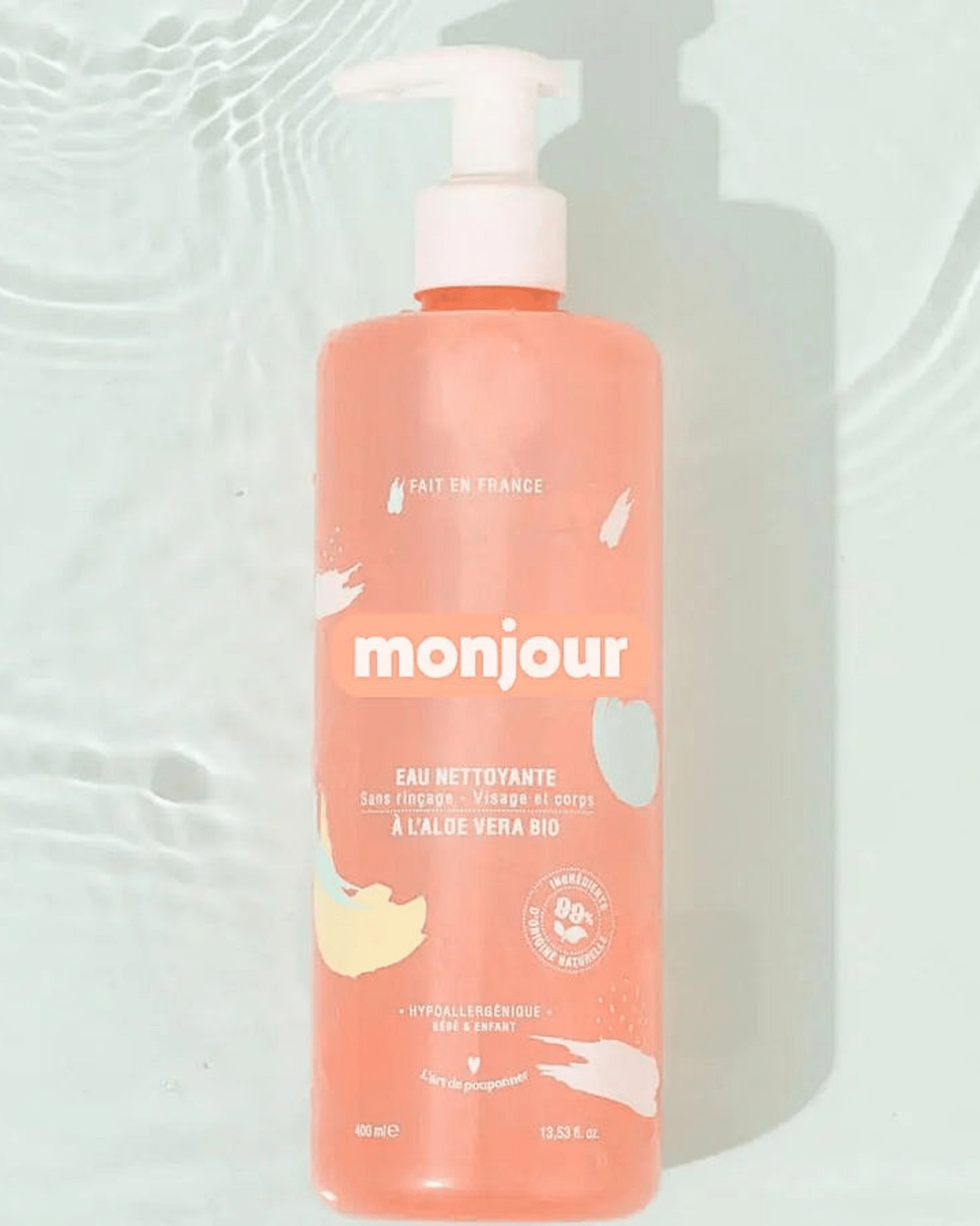 EAU NETTOYANTE BÉBÉ ET ENFANT VISAGE & CORPS - Monjour - Lili Margaret