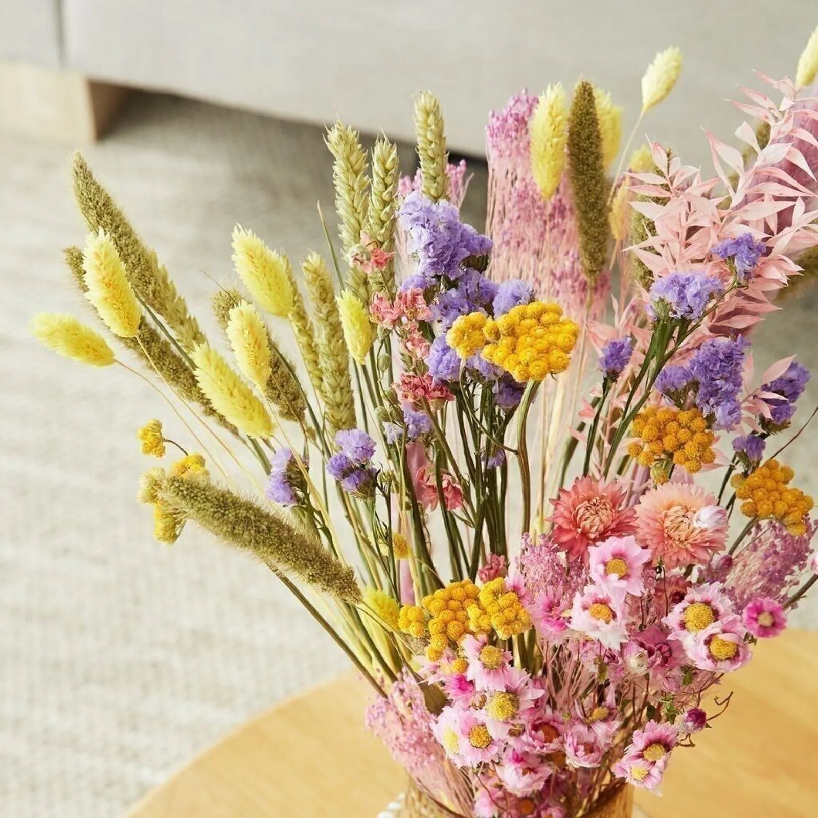 FLEURS SÉCHÉES | BOUQUET DES CHAMPS LILAS FLEURI - Wildflowers by Floriette - Lili Margaret