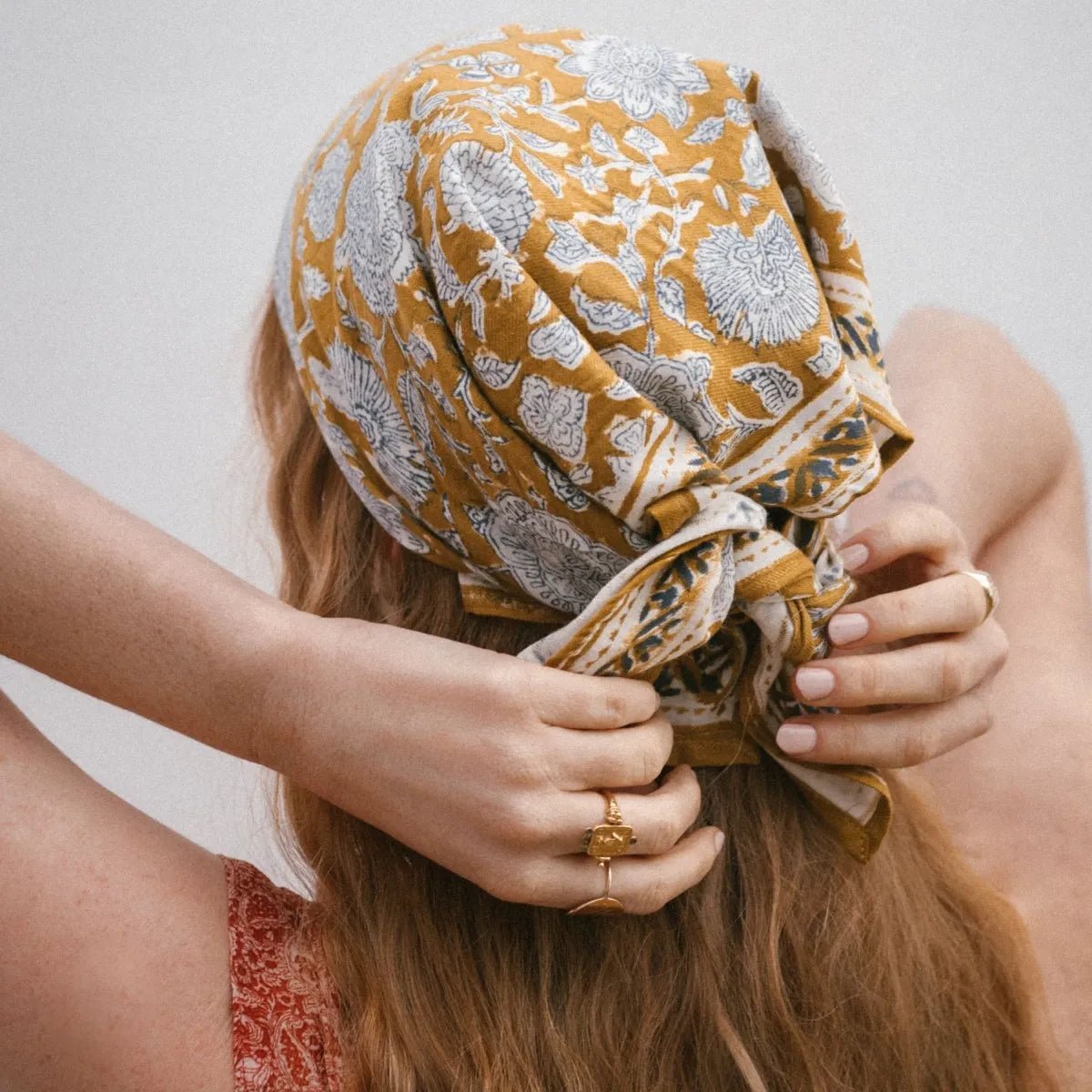 FOULARD FEMME TUPIA ABSYNTHE - Bonheur du Jour - Lili Margaret