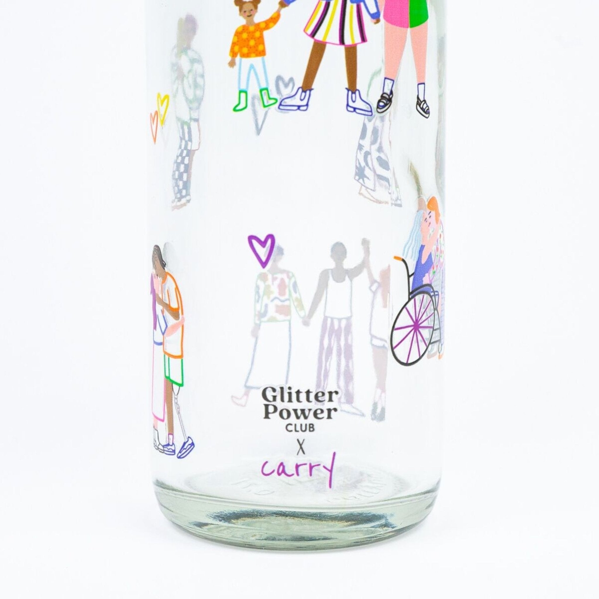 GOURDE EN VERRE LOVE IS LOVE - Carry - Lili Margaret