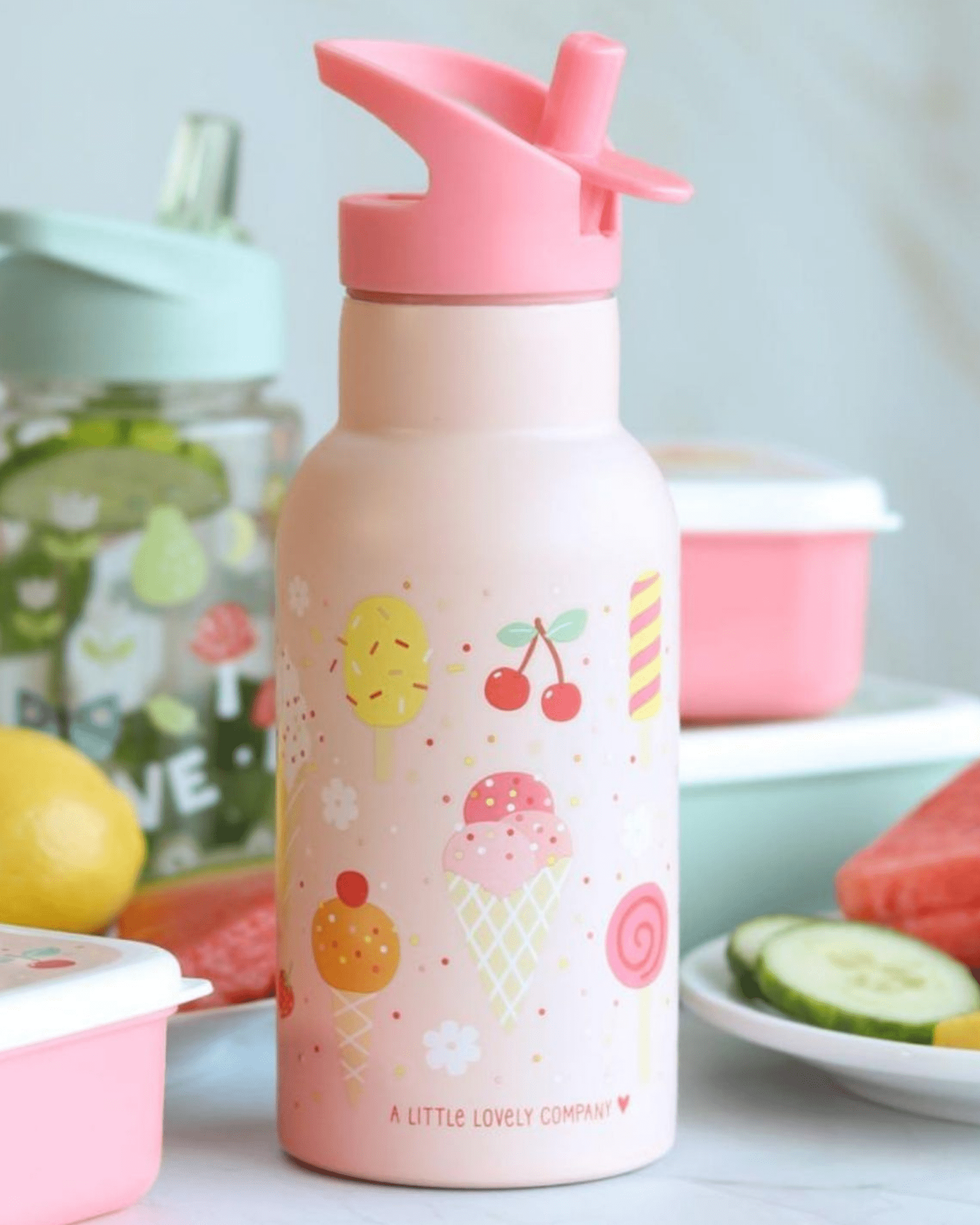GOURDE ENFANT ISOTHERME CRÈME GLACÉE - A Little Lovely Company - Lili Margaret