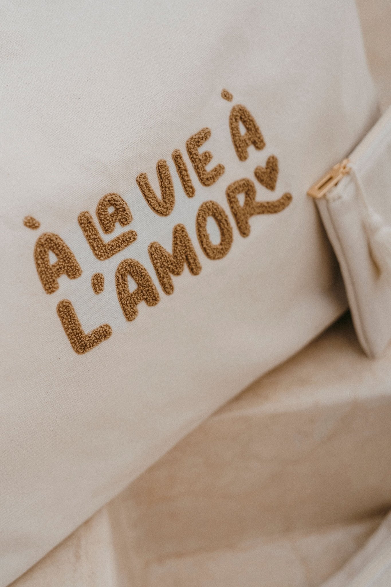Grand sac cabas en coton A la vie à l&