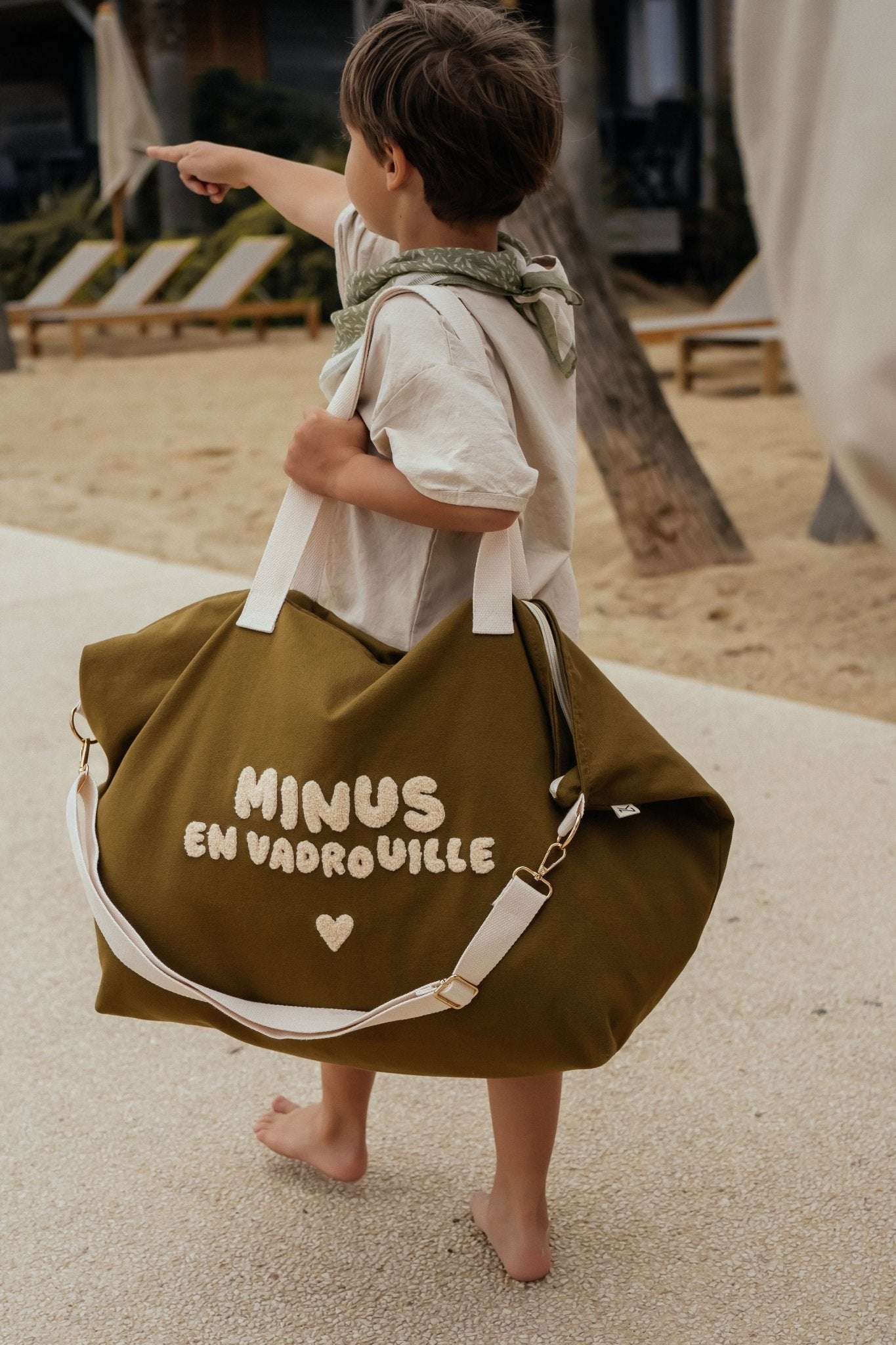 GRAND SAC CABAS EN COTON MINUS EN VADROUILLE - Zakuw - Lili Margaret