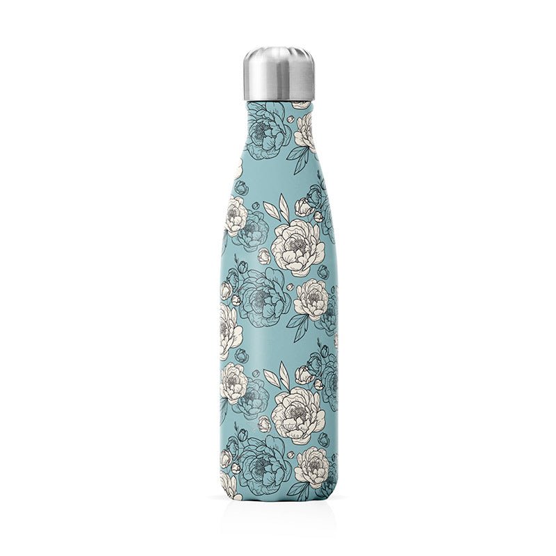 Grande bouteille isotherme Pivoines - Label&