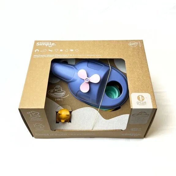 HÉLICOPTÈRE JOUET EN PLASTIQUE RECYCLÉ - Le Jouet Simple. - Lili Margaret
