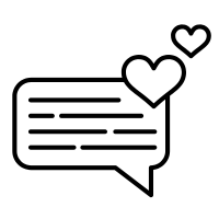 Icône service client – À votre écoute avec amour chez Lili Margaret